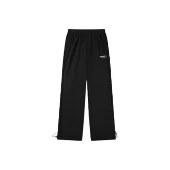 QIAODAN Sports Life Collection Knitted Sports Pants Men's Black