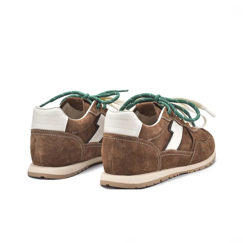 15 MINS Height Increasing Low-Top Skateboard Shoes Women's-14