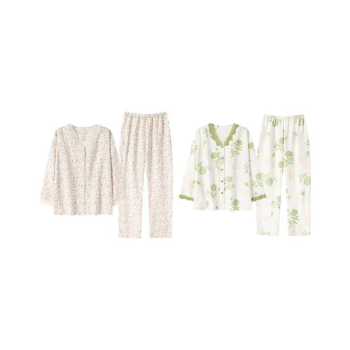 Herbal Primer Pajama Set Women's Combo Set