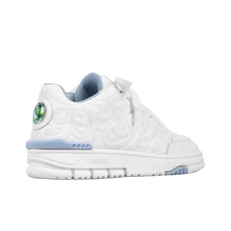 Kenny Scharf x Axel Arigato Area Lo Low Top Skateboard Shoes Men's White-3
