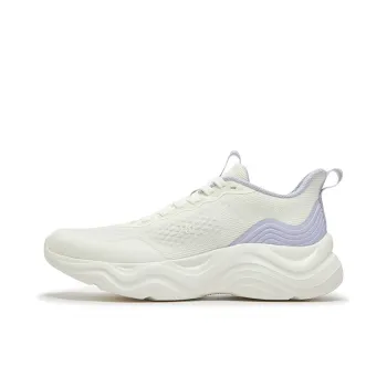 361° Wear resistant, Lightweight, Breathable, And Non slip. Low Top Casual Running Shoes Women's White Purple