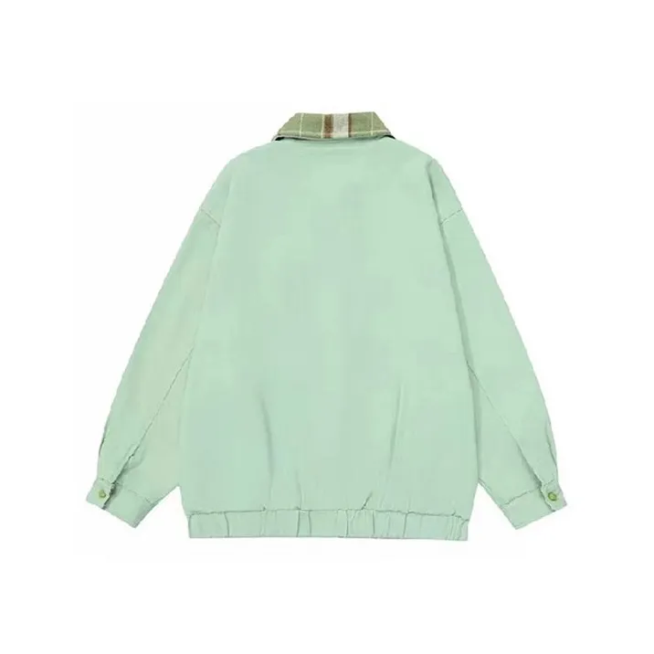 TESTUNG Jackets Coats Unisex Green-1