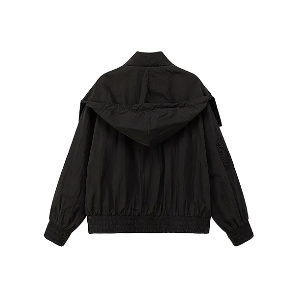 NO ONE ELSE Cropped Coat Women's Black-1