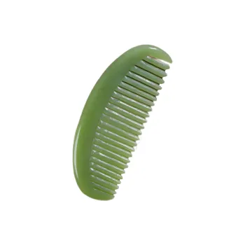 Jade Charm Yao Comb Green Jade Women's