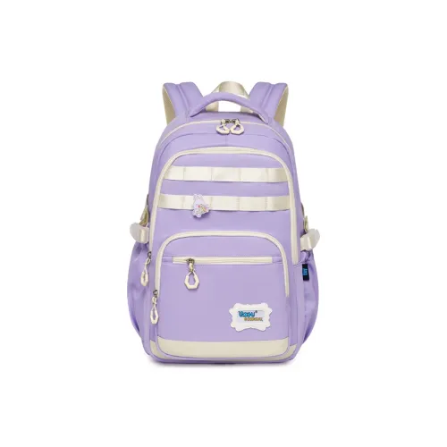 Seven Star Fox Twill Washed Fabric Polyester Backpack Large Size Teenagers