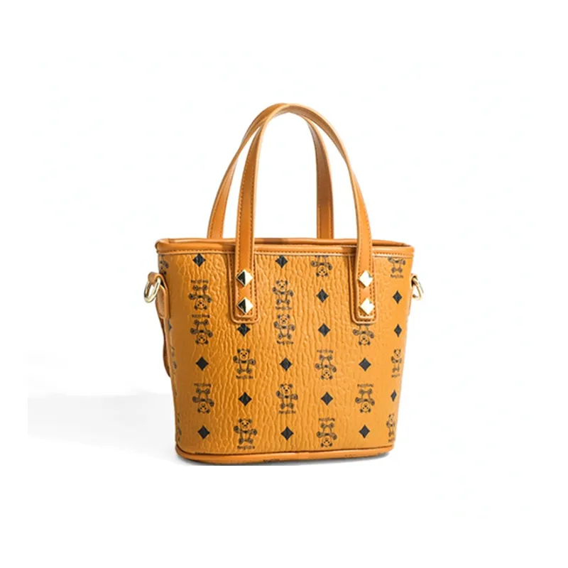 CLEVER& KETCH PU Tote Shoulder Bag, Crossbody Bag, Handbag Women's Apricot/Pink/Brown-11