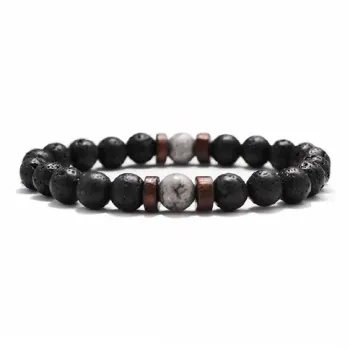 LuluCanaan Volcanic Stone Bracelets Unisex