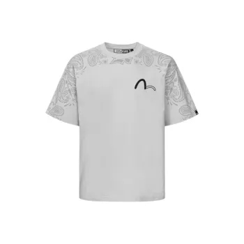 EVISU T-Shirts Men Gray