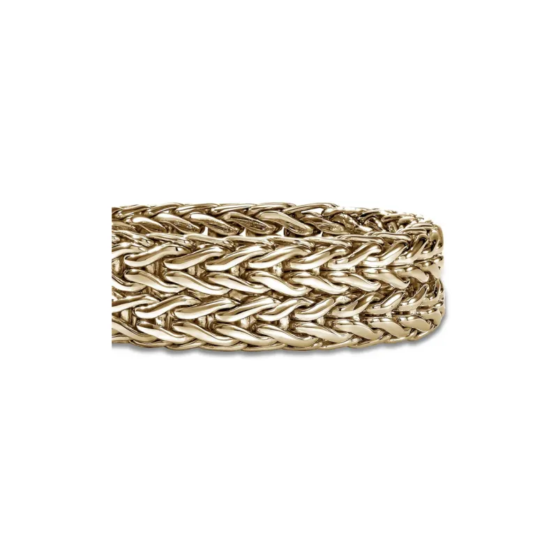 John Hardy 14kt Yellow Gold Rata Chain Ring-2