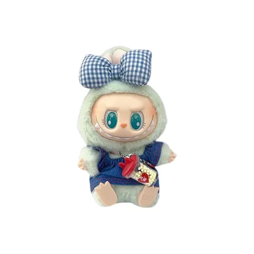 [Modified Doll] POP MART Labubu THE MONSTERS Sitting Party Collection Confused, British Baby, Cute Hang Tag Box 15cm