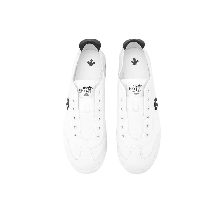 DESCENTE CHRON TEMPO Abrasion Resistant Low Top Casual Shoes Men's White-2