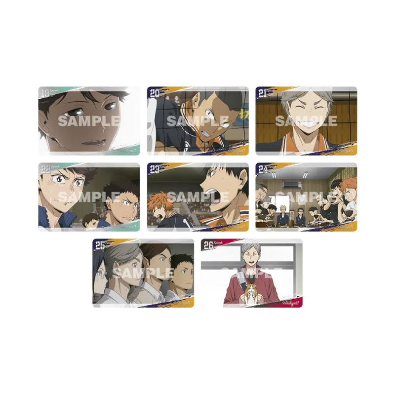 BANDAI Haikyuu!! TV Anime Episode 02 IP/Anime Cards End Box 20 Bags Each Contains 2 Random Cards-4