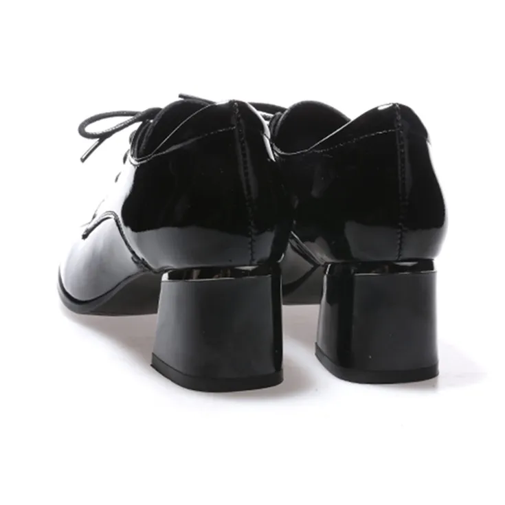 Devanro Chunky Heel High Heels 5.0cm Women's-1
