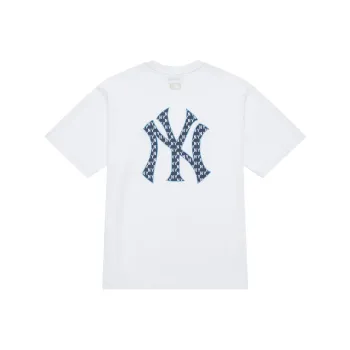 MLB MONOGRAM Collection New York Yankees T Shirt Unisex Ivory