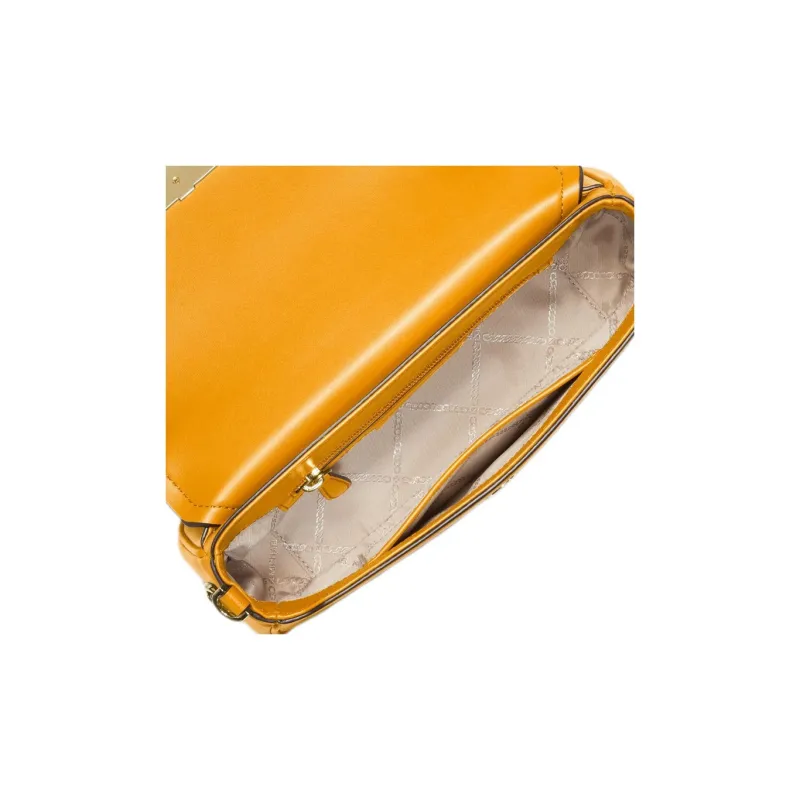 MICHAEL KORS PARKER Cow Leather Envelope Bag Handbag Shoulder Bag Medium Size Women's Saffron-3