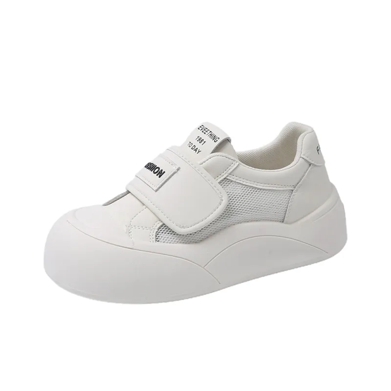 Wooden Rabbit Cushioning, Slip Resistant, Breathable, Lightweight, Height Increasing Low Top Casual Shoes Women's-0