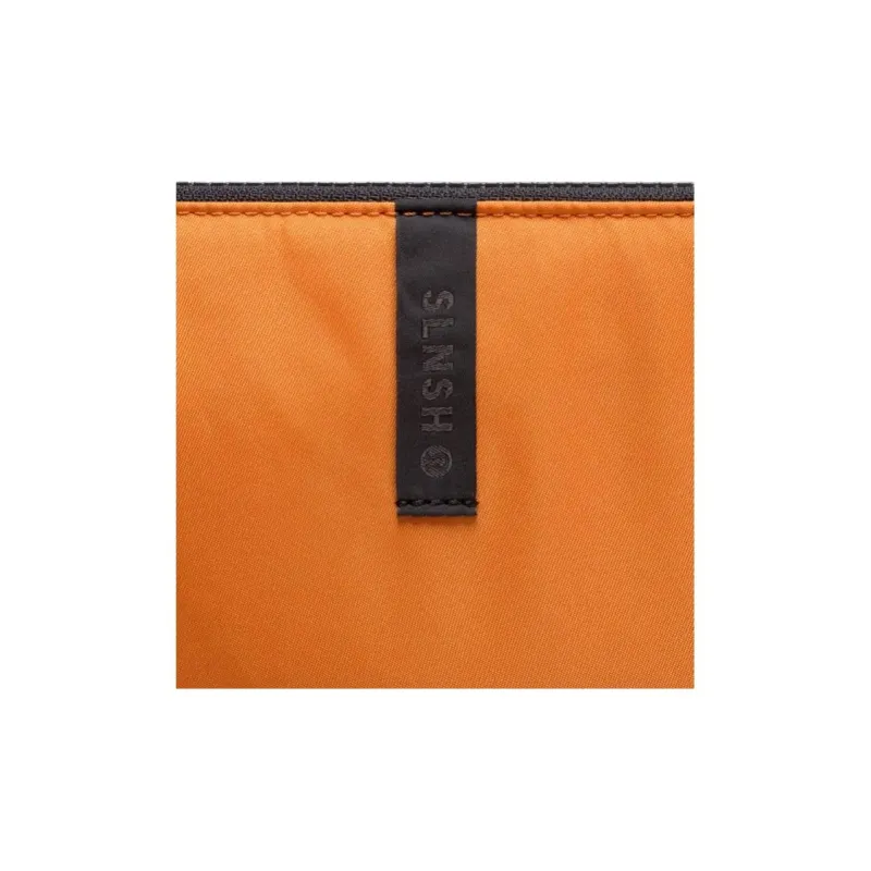 Lululemon Polyester Portable Crossbody Bag Shoulder Bag Unisex Black/Orange-5