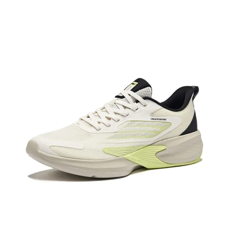 Erke Gradual Shadow 2.0 Breathable And Wear resistant Low Top Casual Running Shoes Men's White Green-1