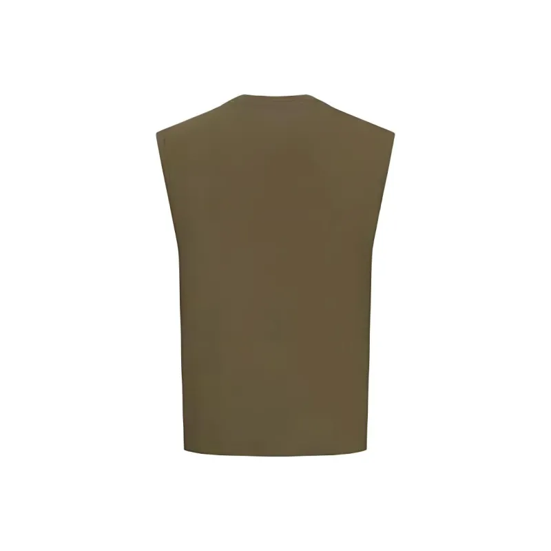 URBAN REVIVO Tank Top Men's Gray Green-1