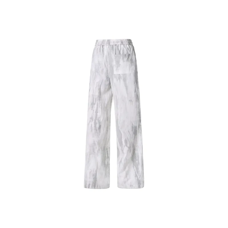HOKLV Casual Pants Unisex White-1