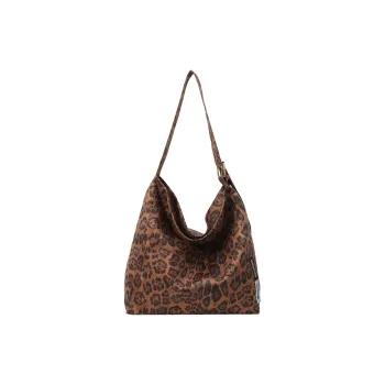 BALANG Suede Crossbody Bag, Shoulder Bag Women's Khaki/Brown