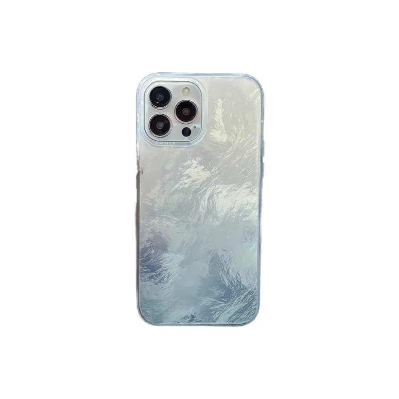 BYZ TPU Material Gradient Color Phone Cases Compatibility With Apple 13/14/15/16 Cell Phones Refreshing Artistic-11