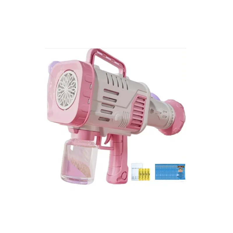 MQUDUO Handheld Electric Gatling Rod Gun Water Blower Bubble Machines-5