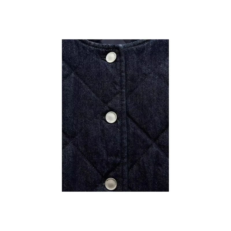 ZARA Puffer Jacket Women's Blue-2