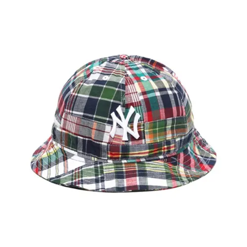 Beams x New Era Cotton Polyester Bucket Hats Men's Marine Blue