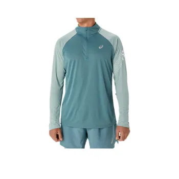 Asics Icon T Shirt Men's Dusty Blue/Ocean Mist Blue/White