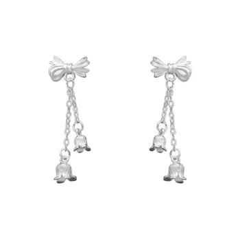 GIFT&CO S999 Fine Silver Earrings Women's