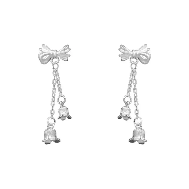 GIFT&CO S999 Fine Silver Earrings Women's-0