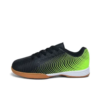 QIUTEXIONG Firm Ground Indoor Slip Resistant Impact Resistant Soccer Shoes Unisex