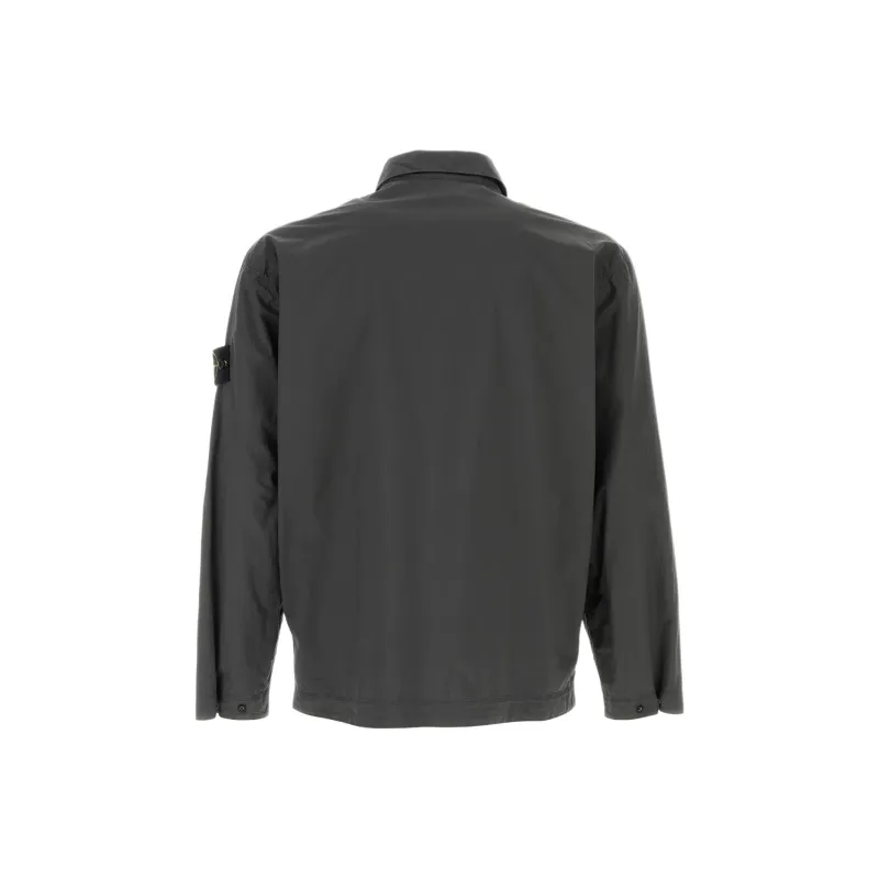 STONE ISLAND Poplin Shirt Jacket-1