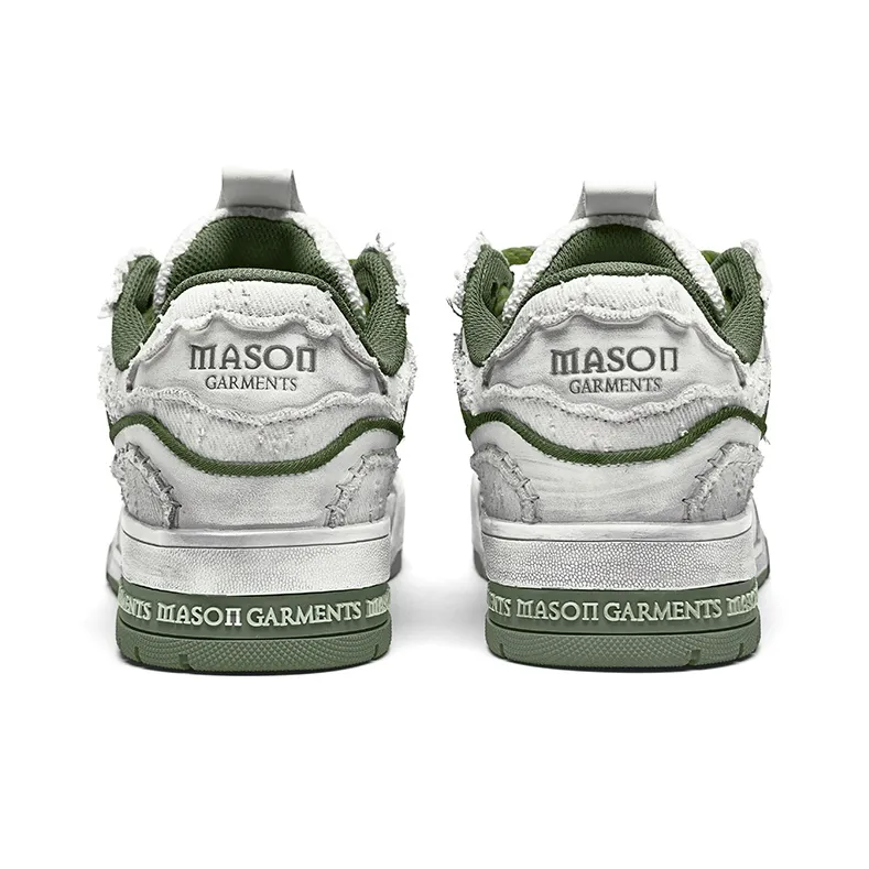 Masongarments Cushioning, Abrasion Resistant, Lightweight, Breathable, Height Increasing Low Top Skateboard Shoes Men's-19