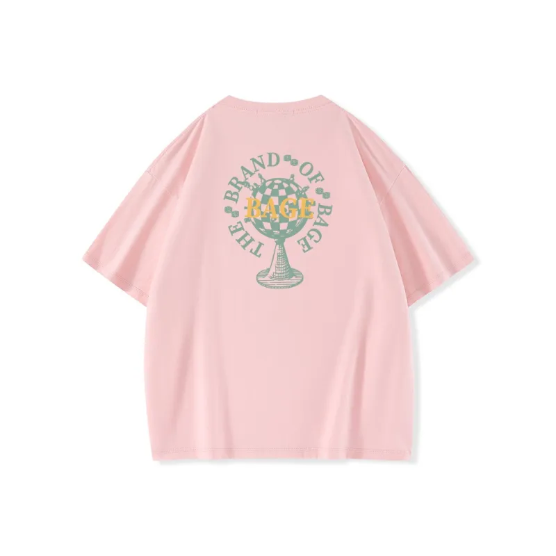 BAGE Drop Shoulder Sleeve T Shirt Unisex-6