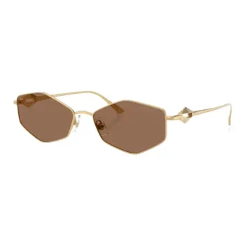 Jimmy Choo Metal Irregular Shape Sunglasses Women's Gold