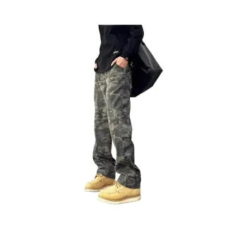 PAINT STAIN Jeans Unisex Camouflage
