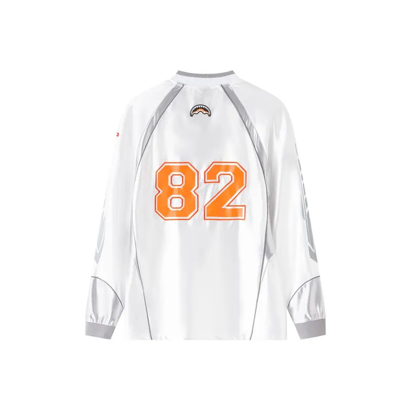SPRAYGROUND Long Sleeved V Neck T Shirt Unisex-4
