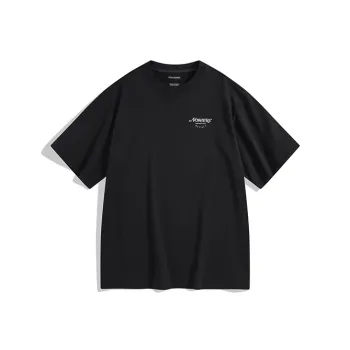 PEACEBIRD MEN T-Shirts Men Black 1 Loose Fit