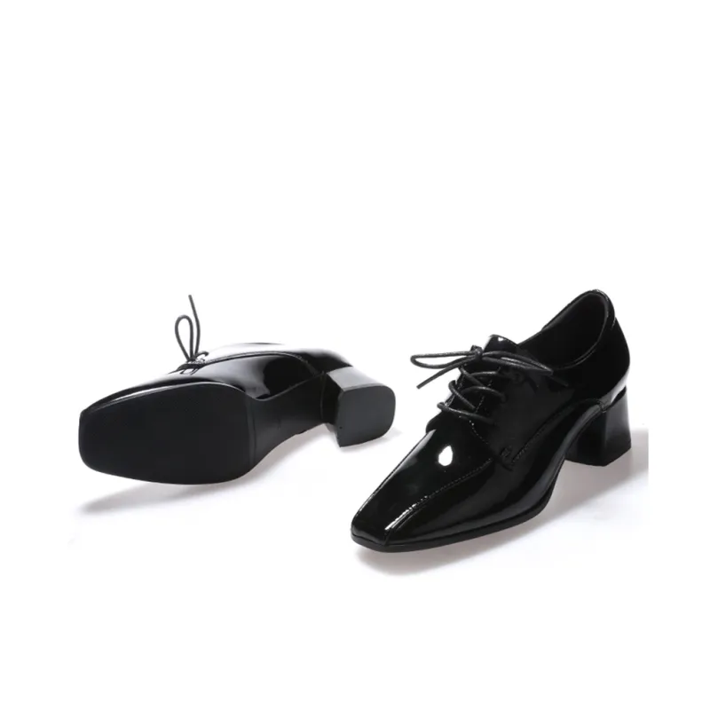 Devanro Chunky Heel High Heels 5.0cm Women's-2
