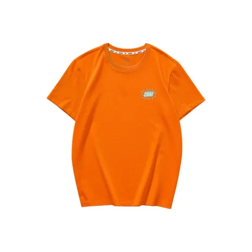 Skechers Colorful T Shirt Unisex Parrot Orange 006R