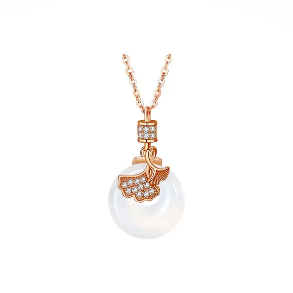 Ancient Jewelry Chalcedony Jade Necklaces Women's-0