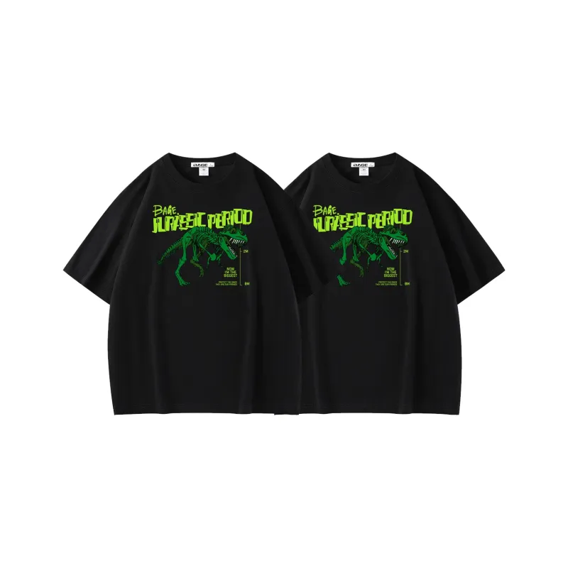 BAGE Drop Shoulder Sleeve T Shirt Unisex-28