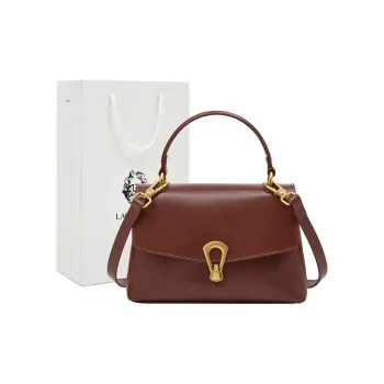 Old Man's Head Cow Leather Crossbody Handbags Regular Women's Multicolor