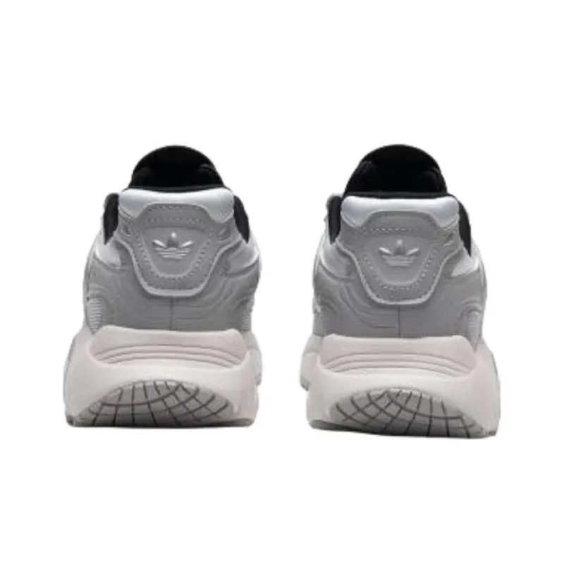 Adidas Originals Ozmillen Abrasion Resistant Slip Resistant Low Top Casual Shoes Women's White Gray-3