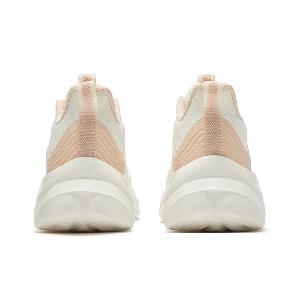 361° Wear resistant, Lightweight, Breathable, And Non slip. Low Top Running Shoes Women's White Pink-3