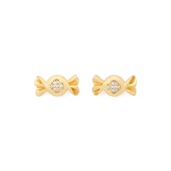 Kate Spade Copper Stud Earrings Women's Gold