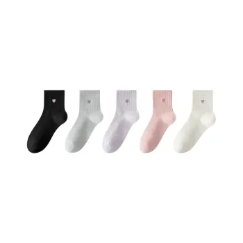 MIIOW Mid Calf Socks Women's 5 Pack