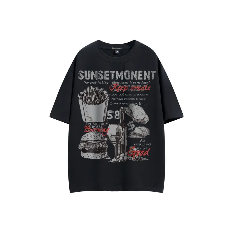 SUNSETMONENT T Shirts Unisex-0